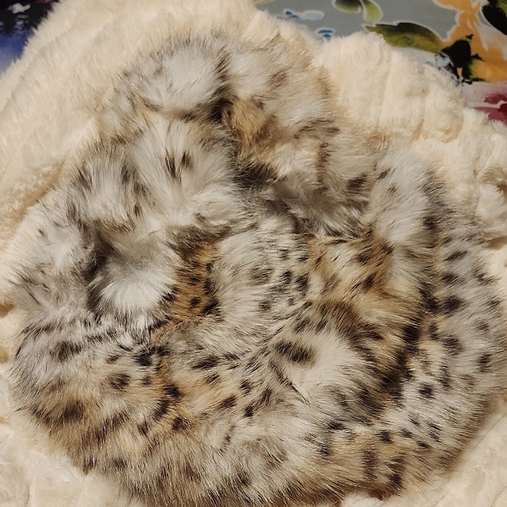 Leopard Print Faux Fur Purse